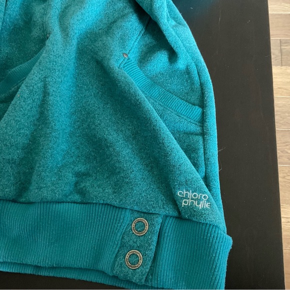 Turquoise chlorophylle hoddie - Picture 5 of 5